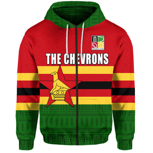 custom-personalised-the-chevrons-cricket-mix-zimbabwe-flag-and-indigenous-pattern-zip-up-and-pullover-hoodie