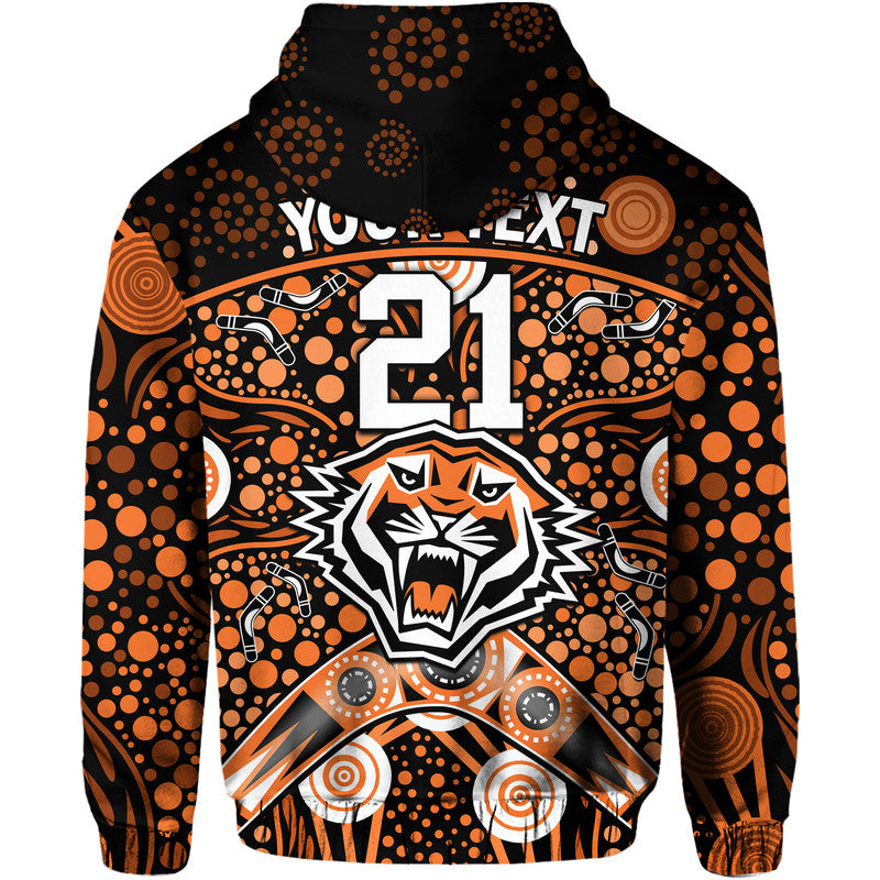 custom-personalised-wests-tigers-rugby-zip-up-and-pullover-hoodie-boomerang-indigenous-dots
