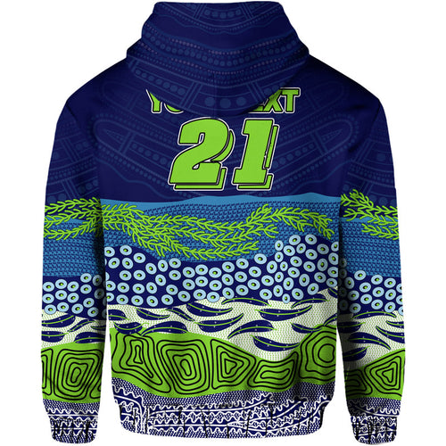 custom-text-and-number-canberra-the-green-machine-raiders-boomerang-indigenous-zip-up-and-pullover-hoodie