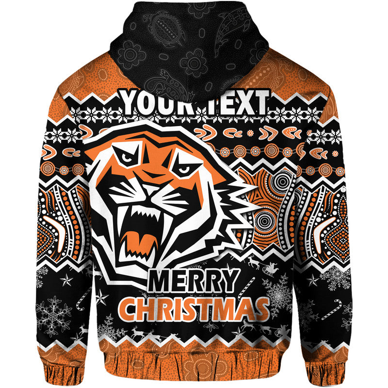 custom-personalised-wests-tigers-aboriginal-christmas-vibe-gold-version-zip-up-and-pullover-hoodie