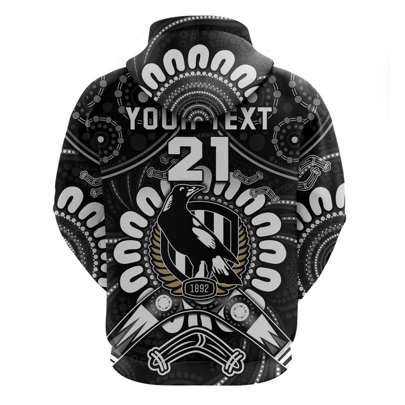 custom-personalised-magpies-football-zip-up-and-pullover-hoodie-boomerang-indigenous-dots