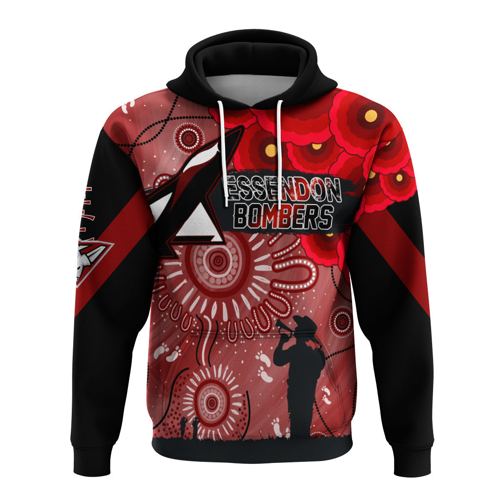 custom-personalised-essendon-bombers-indigenous-anzac-day-hoodie-we-will-remember