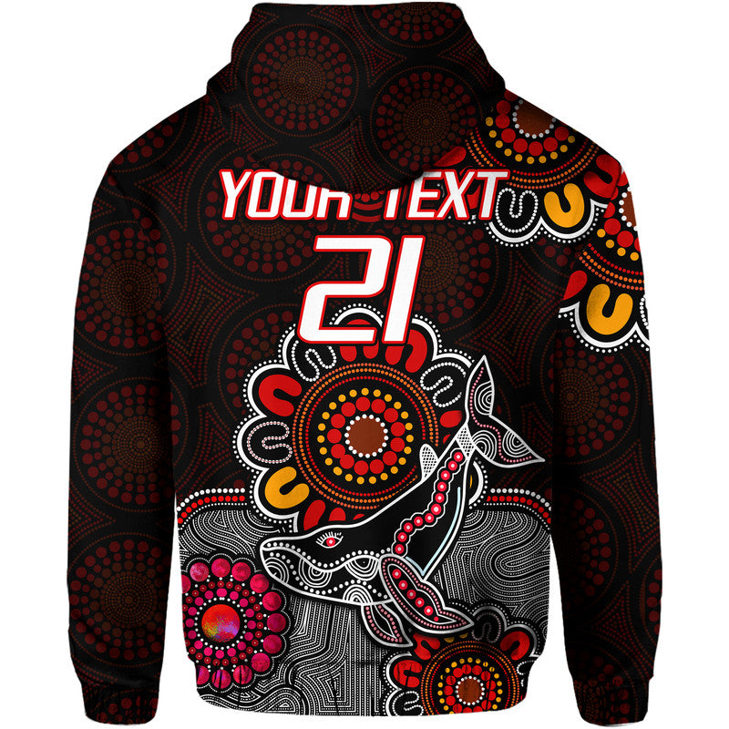 custom-personalised-dolphins-rugby-zip-up-and-pullover-hoodie-indigenous-circles-and-waves-black