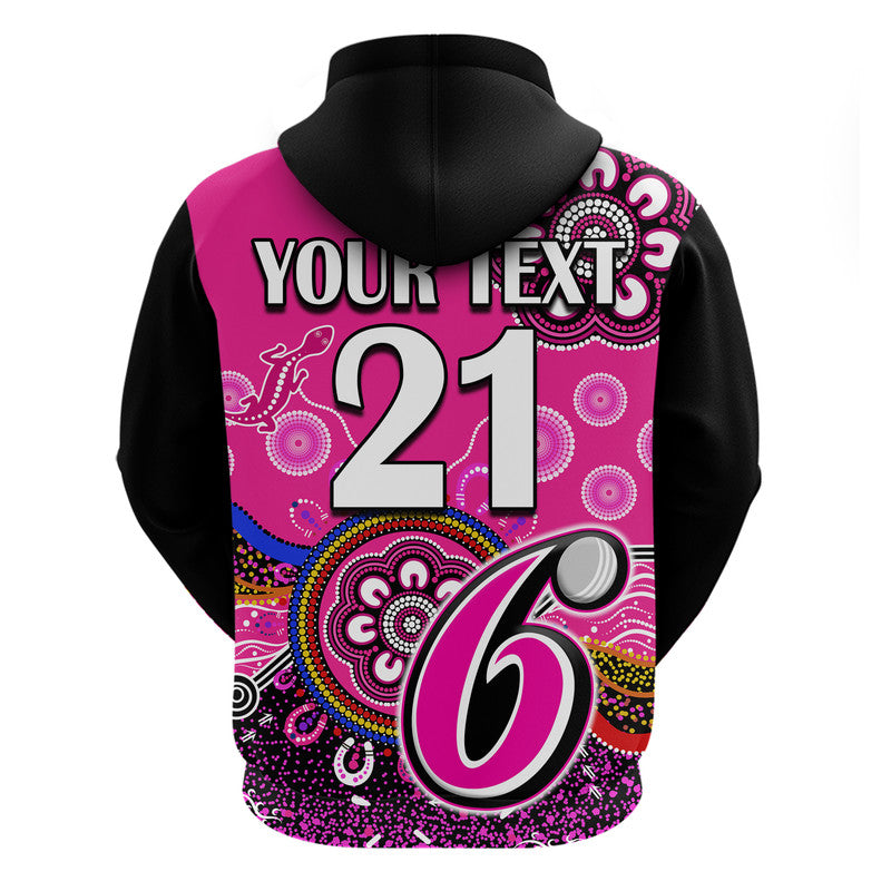 custom-personalised-sydney-sixers-zip-up-and-pullover-hoodie-cricket-indigenous-aboriginal-lizard-version