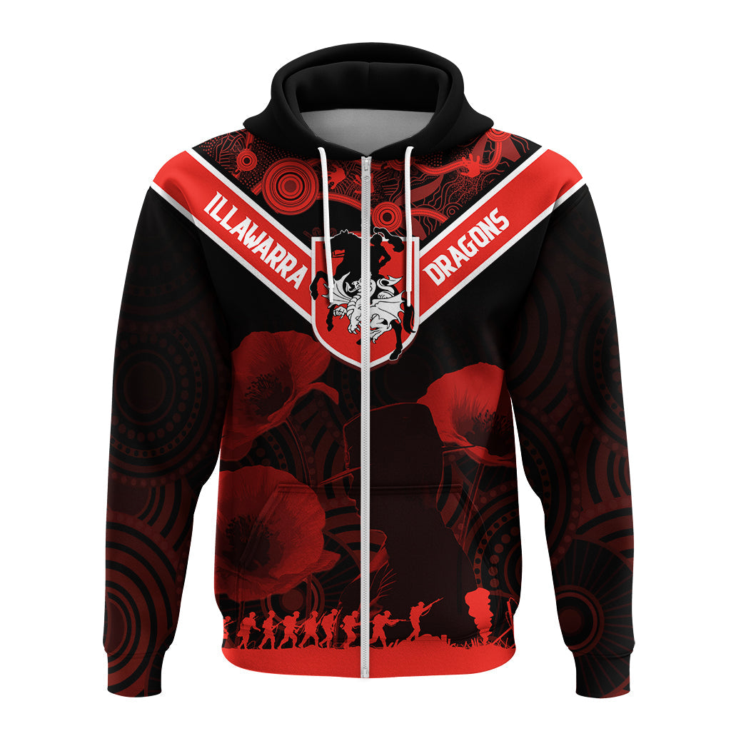 illawarra-dragons-rugby-personalised-hoodie-anzac-day-red-poppies