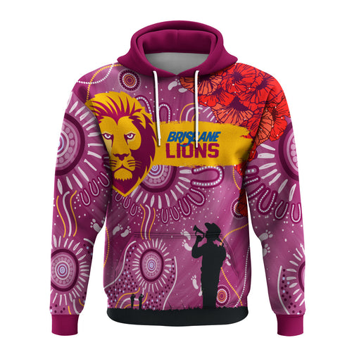 custom-personalised-brisbane-lions-indigenous-anzac-day-hoodie-we-will-remember
