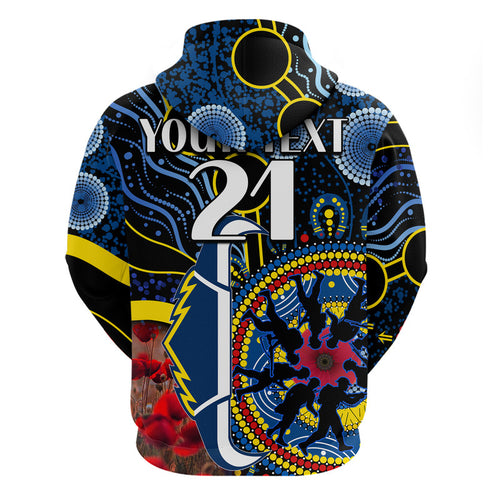 custom-personalised-cowboys-rugby-anzac-zip-up-and-pullover-hoodie-aboriginal-military-and-poppy-flowers