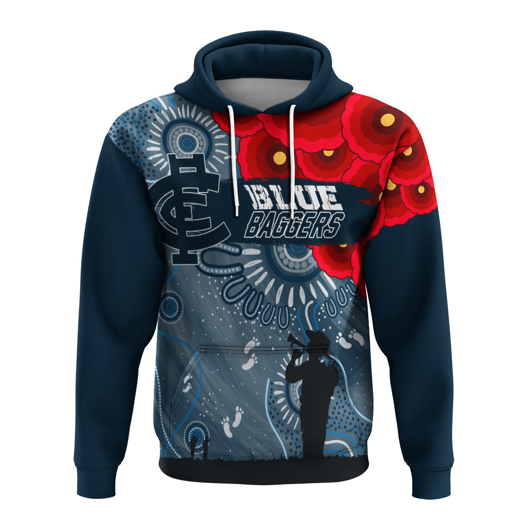 custom-personalised-carlton-blue-baggers-indigenous-anzac-day-hoodie-we-will-remember