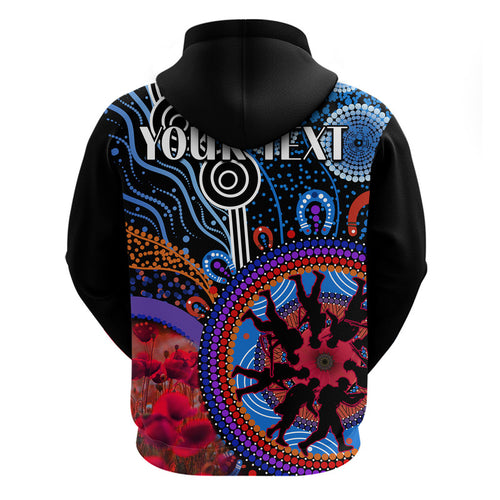 custom-personalised-australia-anzac-day-zip-up-and-pullover-hoodie-aboriginal-military-and-poppy-flowers-style
