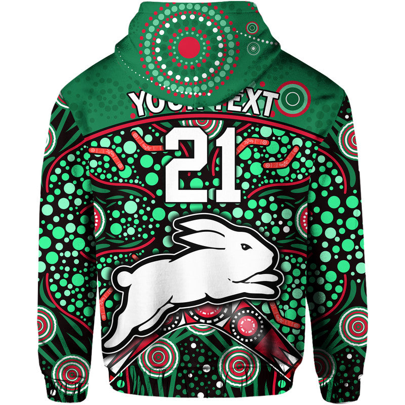 custom-personalised-south-sydney-indigenous-rabbitohs-dot-art-style-zip-up-and-pullover-hoodie