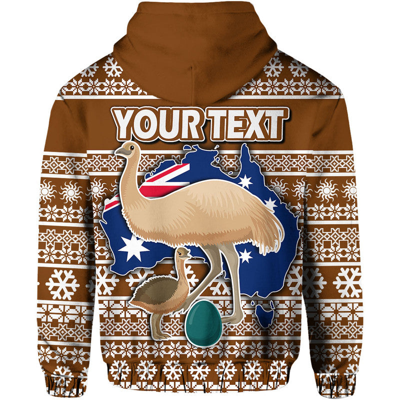 custom-personalised-australian-emu-christmas-vibe-with-aboriginal-dot-painting-style-zip-up-and-pullover-hoodie