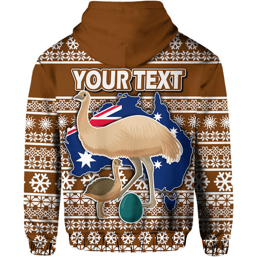 custom-personalised-australian-emu-christmas-vibe-with-aboriginal-dot-painting-style-zip-up-and-pullover-hoodie