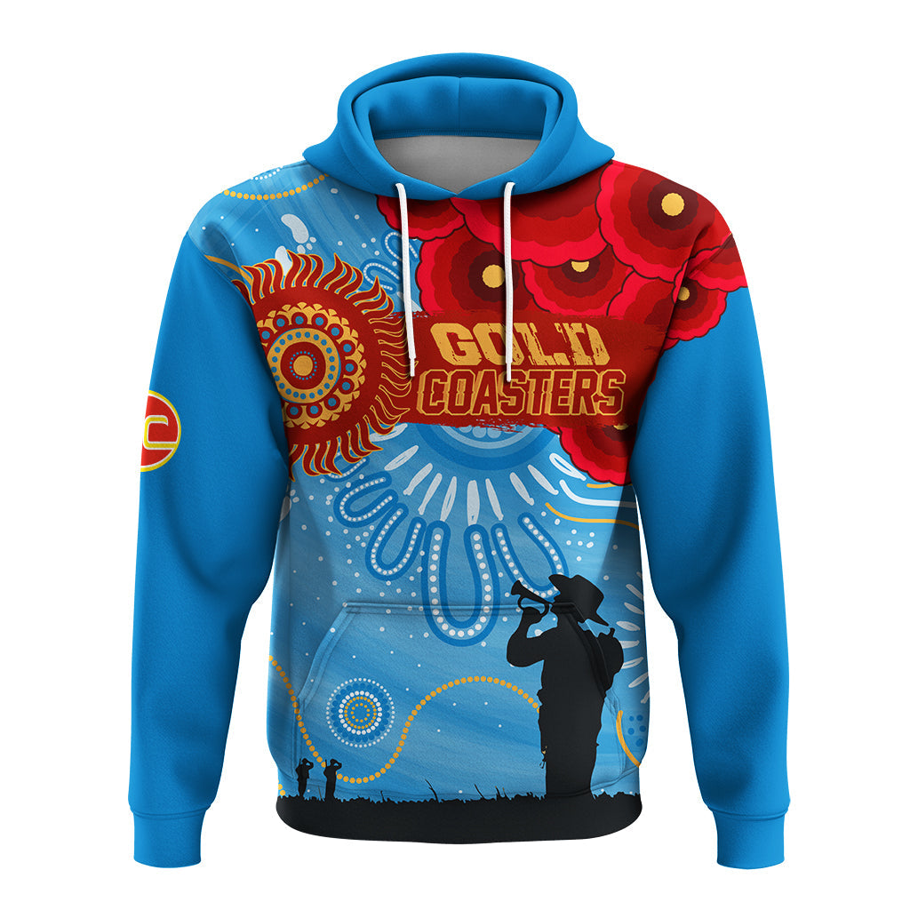 custom-personalised-gold-coaster-sunnies-indigenous-anzac-day-hoodie-we-will-remember
