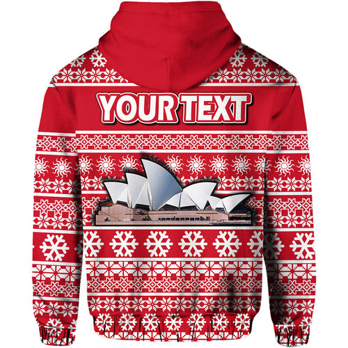 custom-personalised-australian-sydney-opera-house-christmas-vibe-with-aboriginal-dot-painting-style-zip-up-and-pullover-hoodie