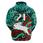 custom-personalised-rabbitohs-rugby-zip-up-and-pullover-hoodie-aboriginal-dots