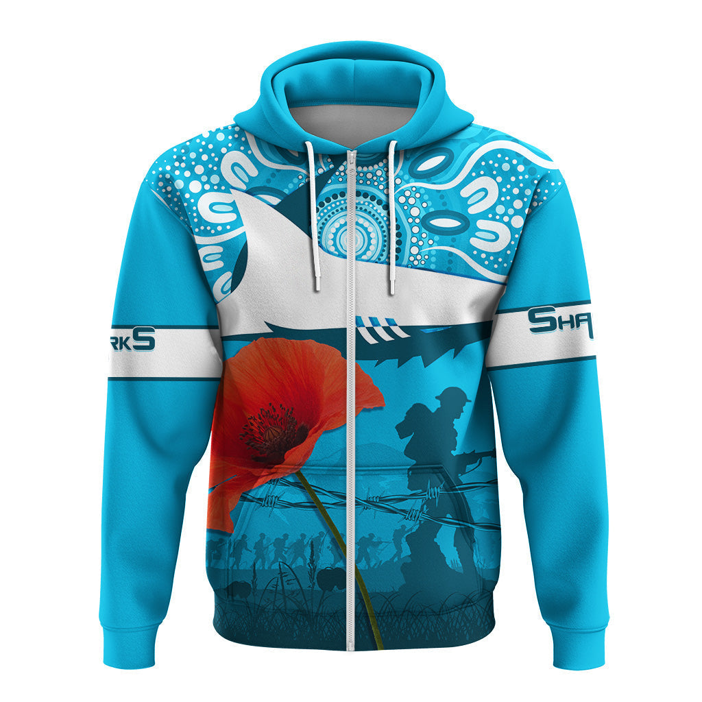 sharkies-rugby-hoodie-anzac-day-barb-wire-style