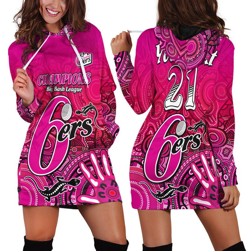 custom-personalised-sydney-sixers-champions-hoodie-dress-lizard-indigenous-aboriginal