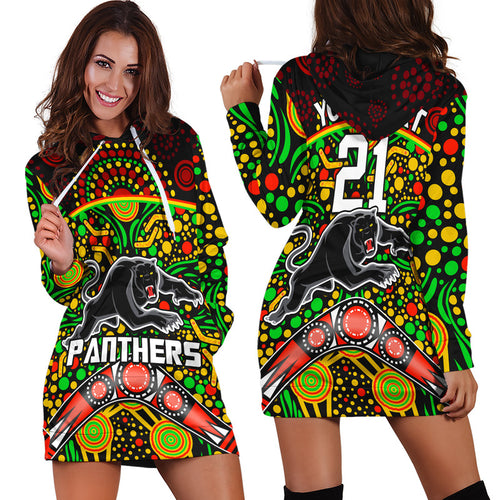 custom-personalised-panthers-rugby-hoodie-dress-boomerang-indigenous-dots