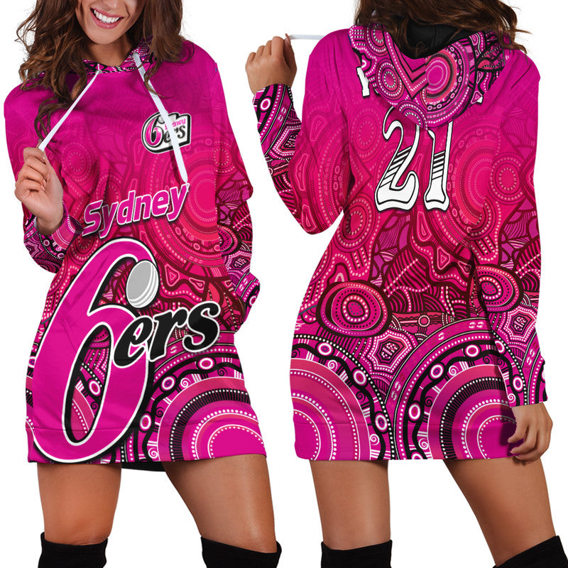 custom-personalised-sydney-sixers-indigenous-aboriginal-arts-hoodie-dress