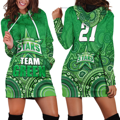 custom-personalised-melbourne-team-green-indigenous-aboriginal-stars-arts-hoodie-dress