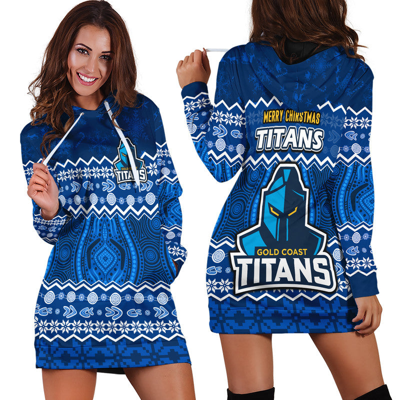 titans-aboriginal-gold-coast-christmas-vibe-hoodie-dress