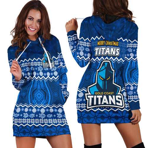 titans-aboriginal-gold-coast-christmas-vibe-hoodie-dress