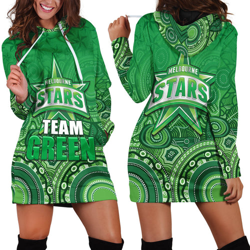 melbourne-team-green-indigenous-aboriginal-stars-arts-hoodie-dress