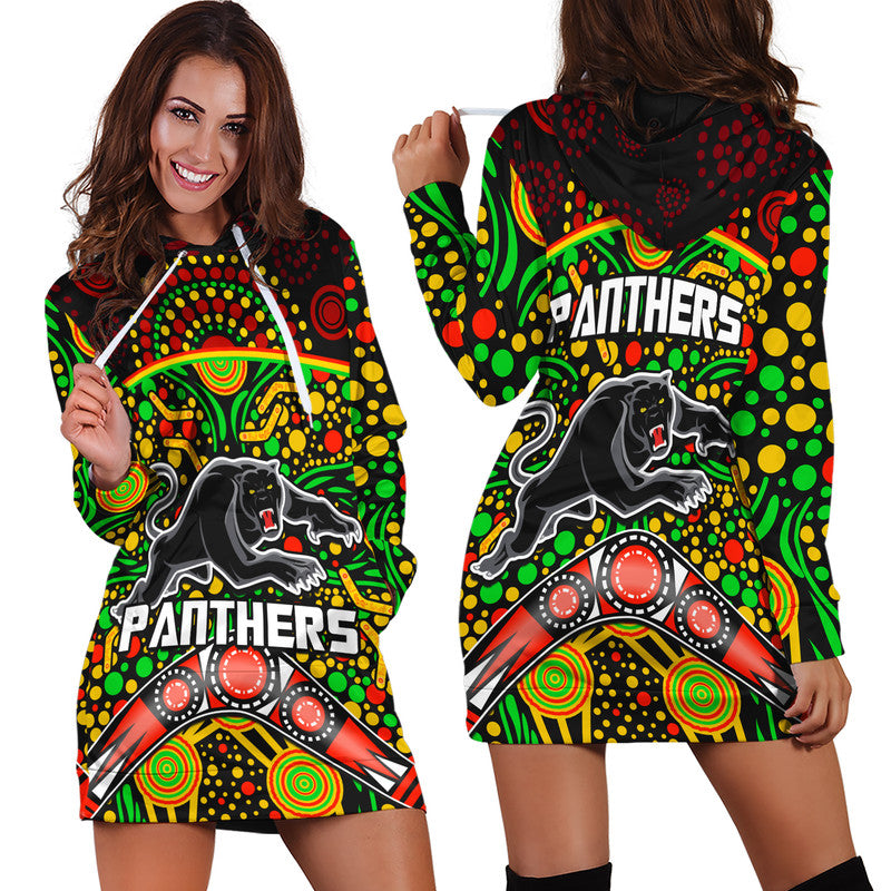 panthers-rugby-hoodie-dress-boomerang-indigenous-dots