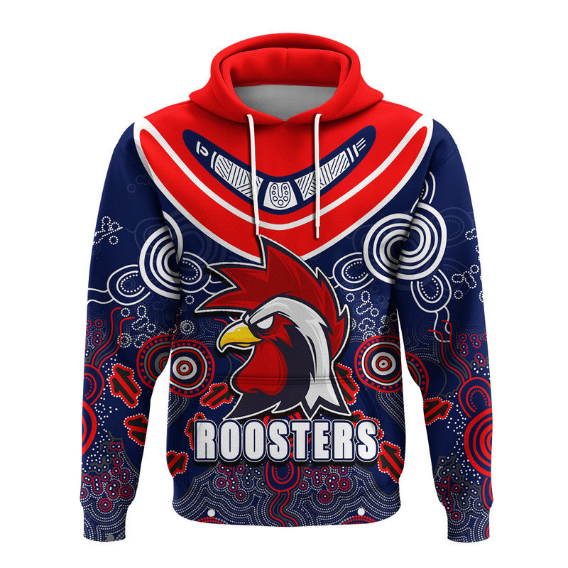 custom-personalised-sydney-roosters-boomerang-aboriginal-hoodie