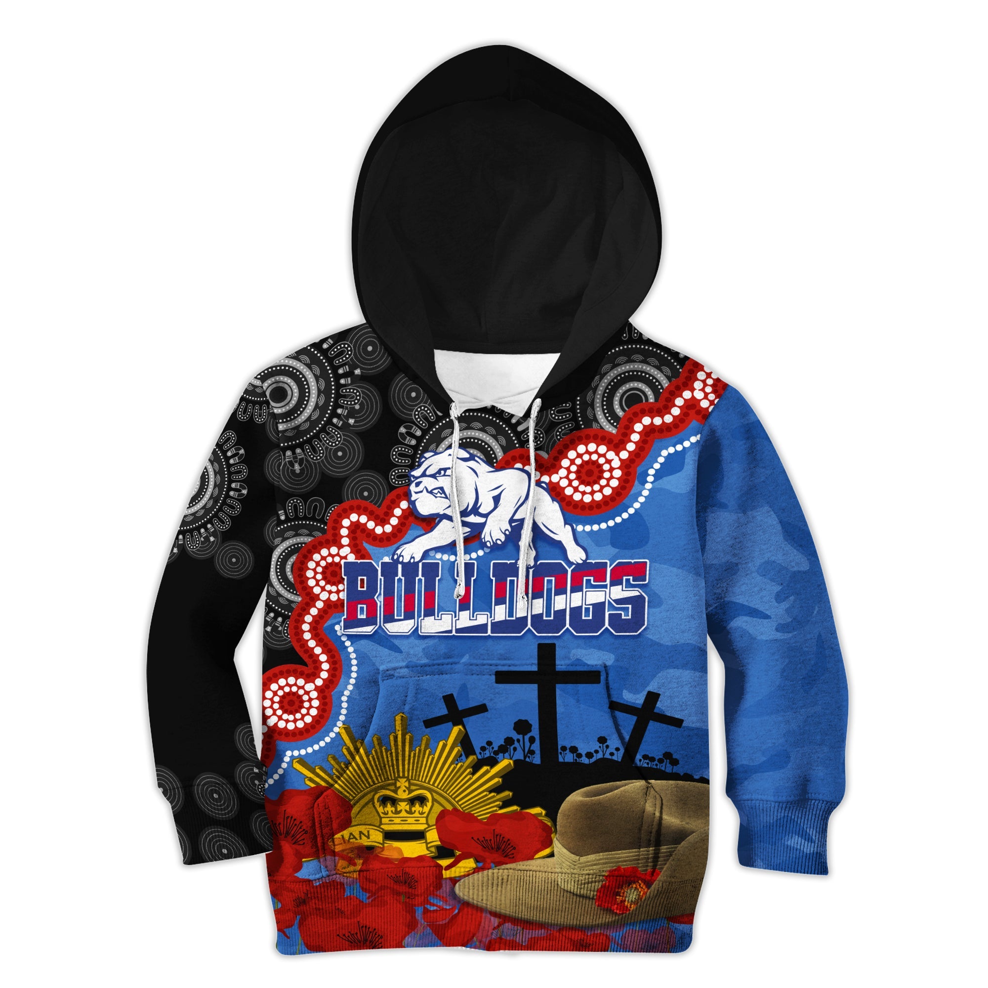 western-bulldogs-football-anzac-2023-hoodie-kid-aboriginal-mix-slouch-hat
