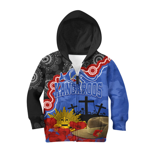 kangaroos-football-anzac-2023-hoodie-kid-aboriginal-mix-slouch-hat