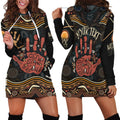 personalised-naidoc-week-2022-hoodie-dress-aboriginal-art-hand-stencils