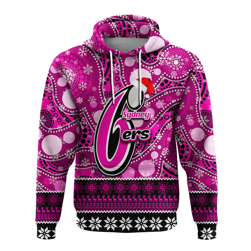 sydney-sixers-christmas-mix-aboriginal-hoodie