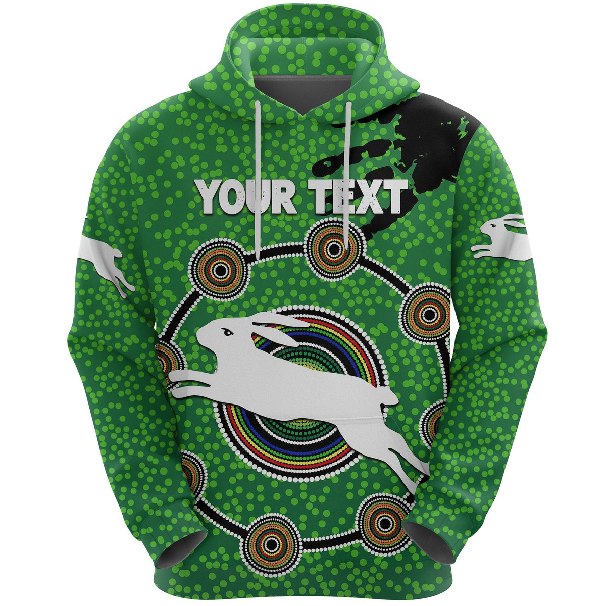 custom-personalised-naidoc-rabbitohs-hoodie-aboriginal-vibes-no-1