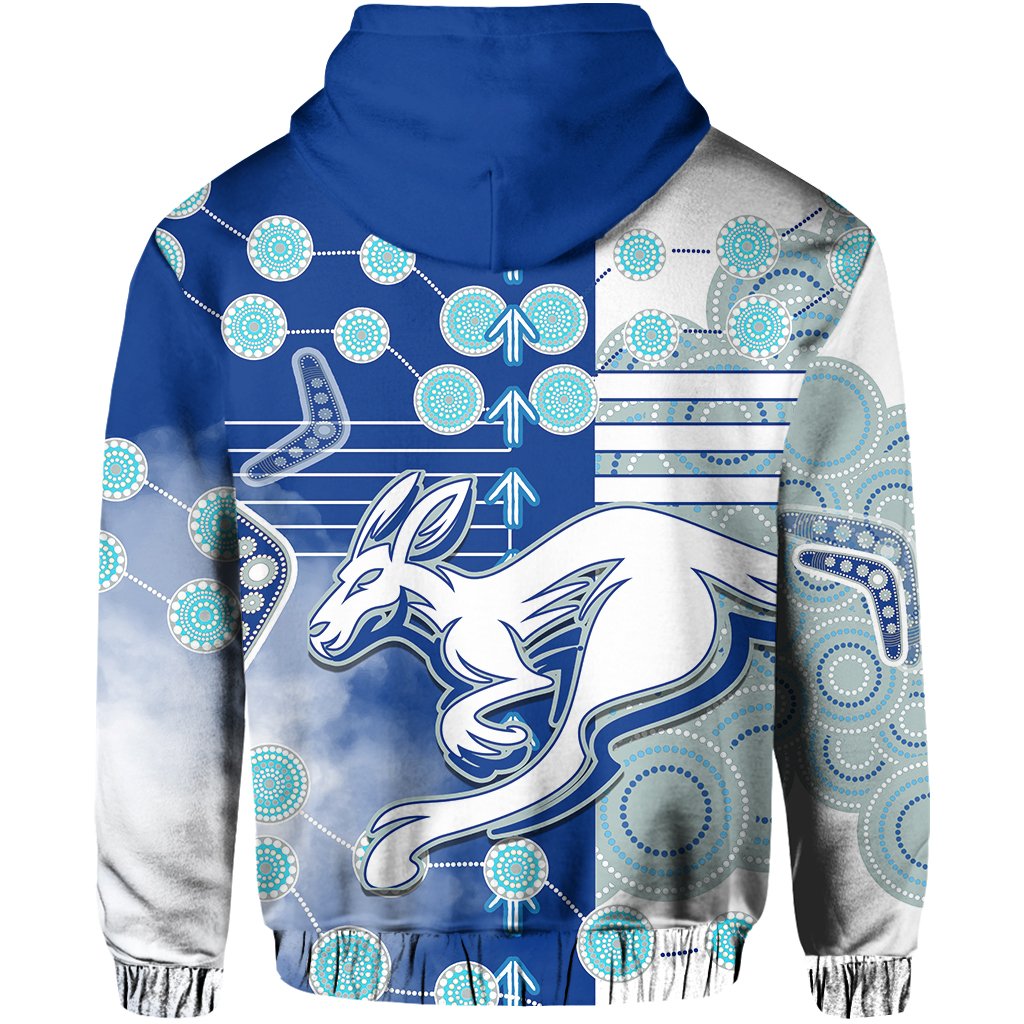 custom-personalised-melbourne-kangaroos-zip-hoodie-indigenous-north-roos