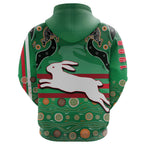 custom-personalised-rabbitohs-hoodie-indigenous-green