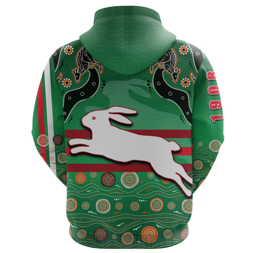 rabbitohs-hoodie-indigenous-green