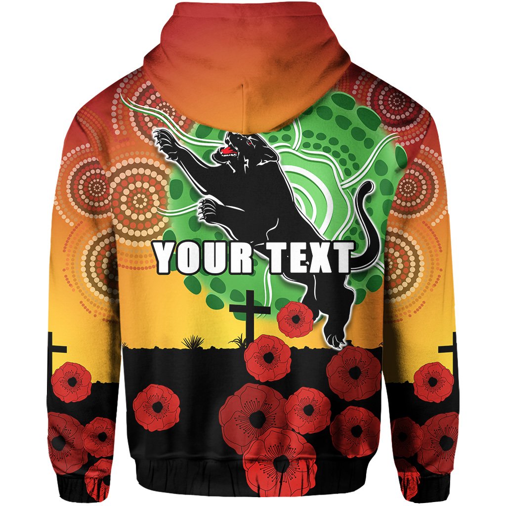 custom-personalised-panthers-anzac-day-hoodie-mix-indigenous-lest-we-forget