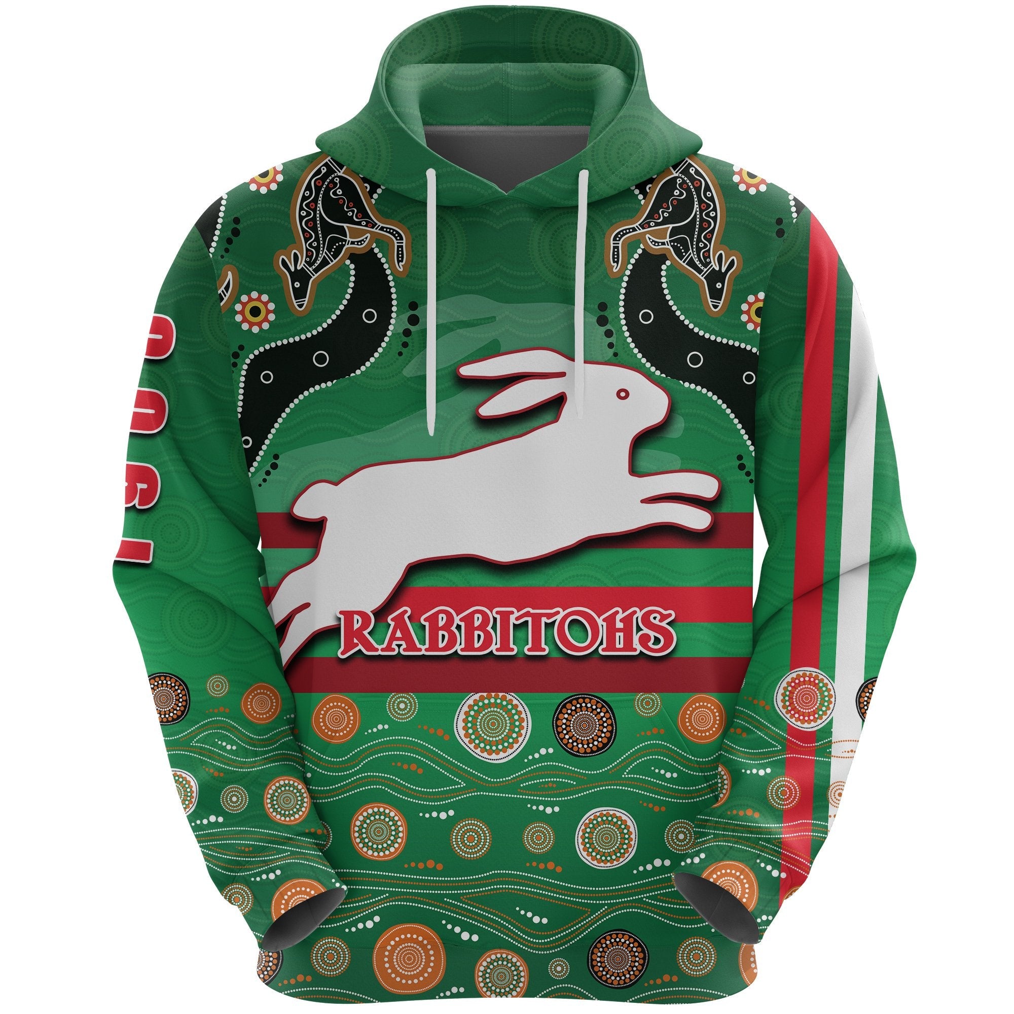 rabbitohs-hoodie-indigenous-green