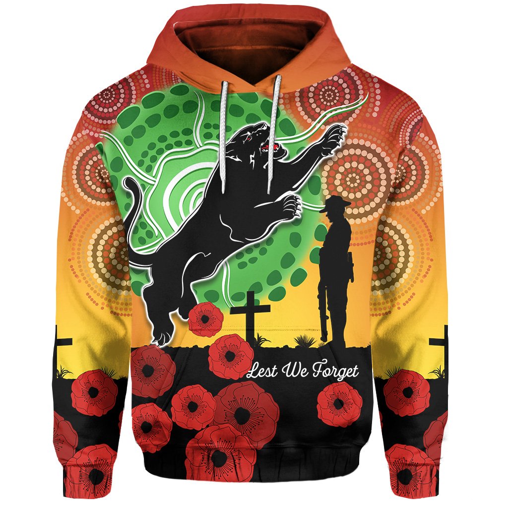 custom-personalised-panthers-anzac-day-hoodie-mix-indigenous-lest-we-forget