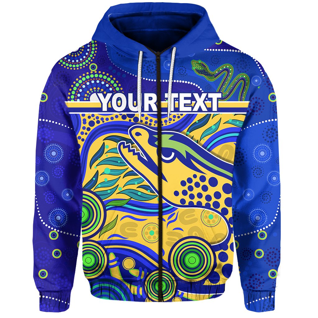 custom-personalised-eels-indigenous-special-zip-hoodie-version-gold