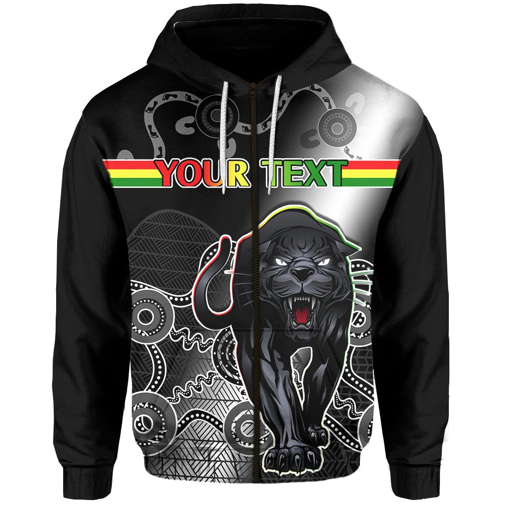 custom-personalised-black-panthers-zip-hoodie-original-simple