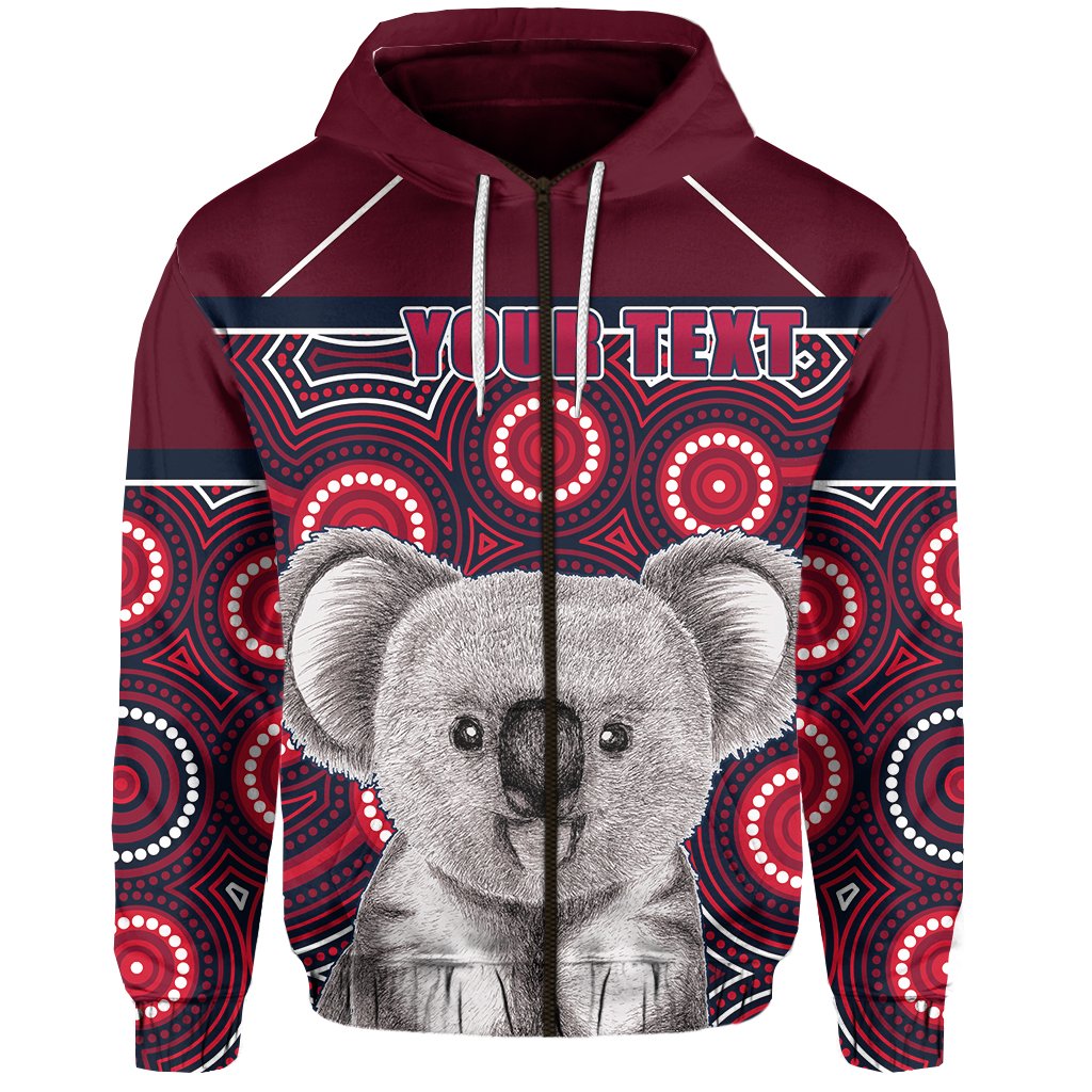 custom-personalised-reds-rugby-australian-zip-hoodie-simple-indigenous-queensland