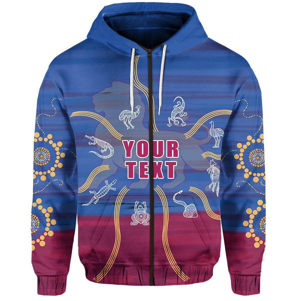 custom-personalised-brisbane-zip-hoodie-proud-lions-simple