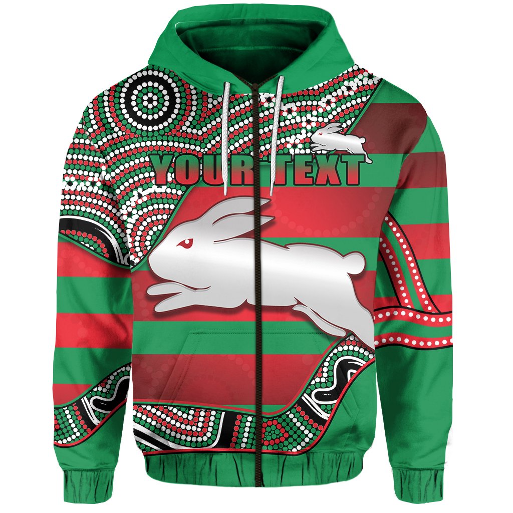 custom-personalised-rabbitohs-zip-hoodie-rugby-south-sydney-indigenous-charming