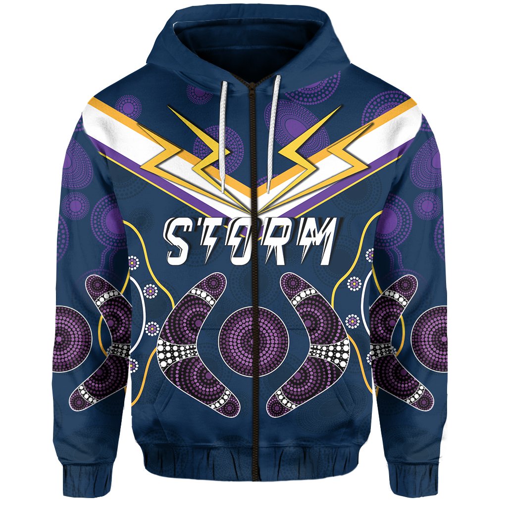 custom-personalised-storm-zip-hoodie-melbourne-indigenous-champion-custom-text-and-number