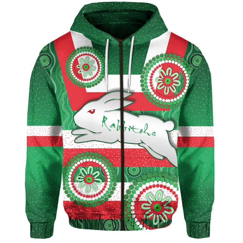 go-rabbitohs-zip-hoodie-mix-indigenous