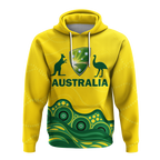 Australia Cricket Aboriginal Pattern Hoodie - LT2