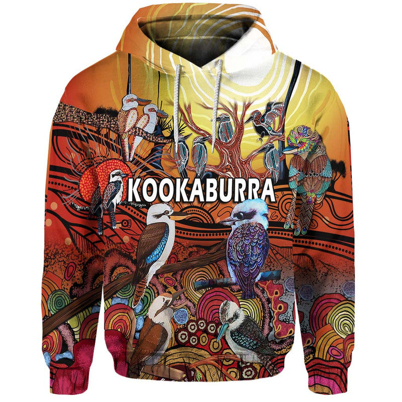 custom-personalised-australia-kookaburra-dreaming-aboriginal-arty-style-zip-up-and-pullover-hoodie