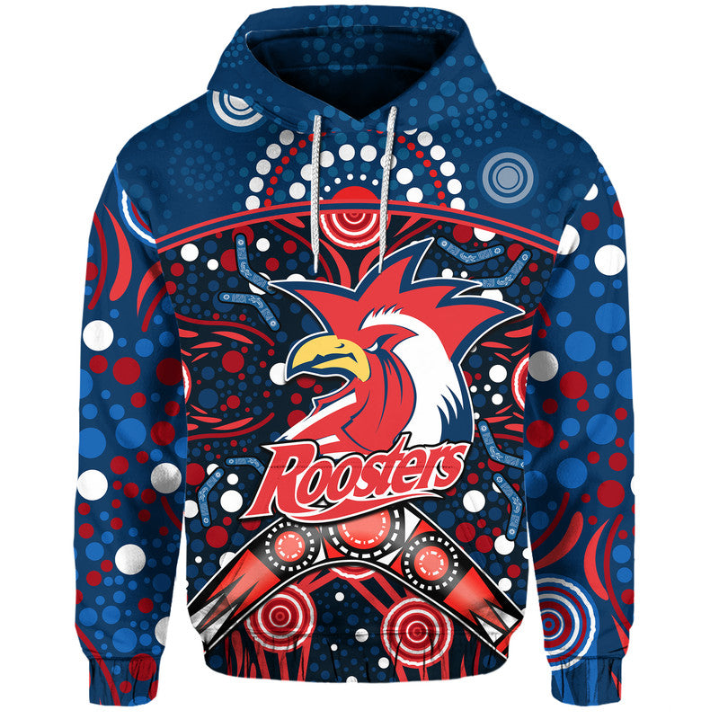 custom-personalised-roosters-rugby-zip-up-and-pullover-hoodie-boomerang-indigenous-dots